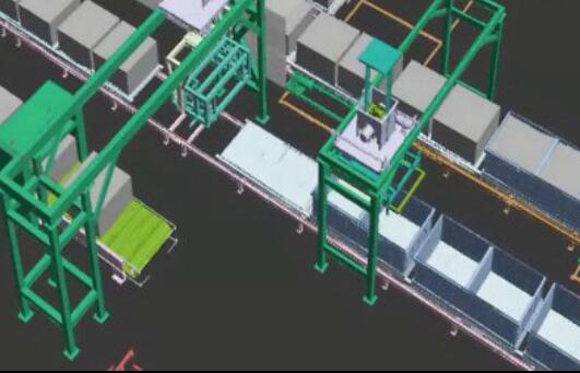 水泥發泡砌塊生產線 泡沫混凝土砌塊生產線3D視頻